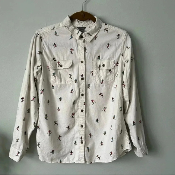 Eddie Bauer Tops - Eddie Bauer |  Ski Slope Button Up
